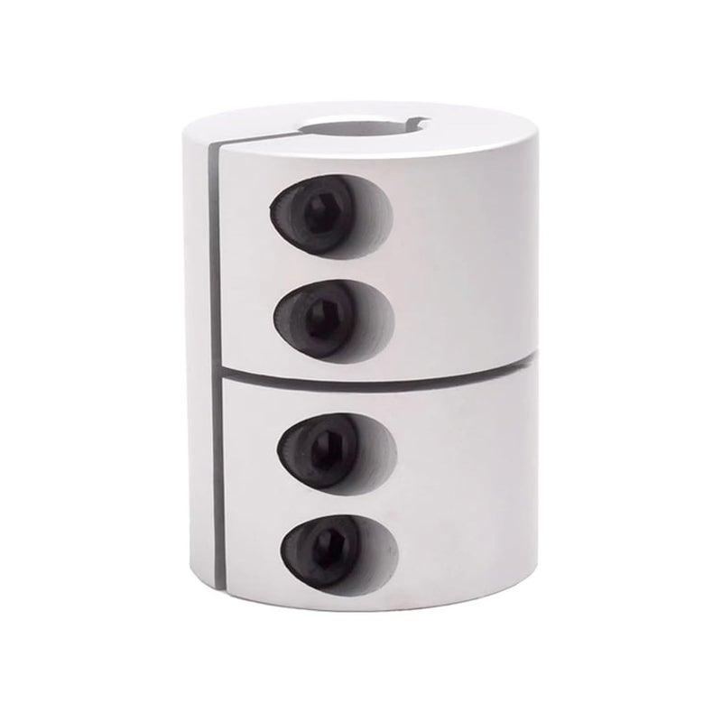 BORDSTRACT 8mm to 11mm Rigid Clamp-On Coupling, Diameter 32mm Length 45mm Aluminium Motor Shaft Coupler Connector for 3D Printer CNC Machine Servo Motor - Image 1